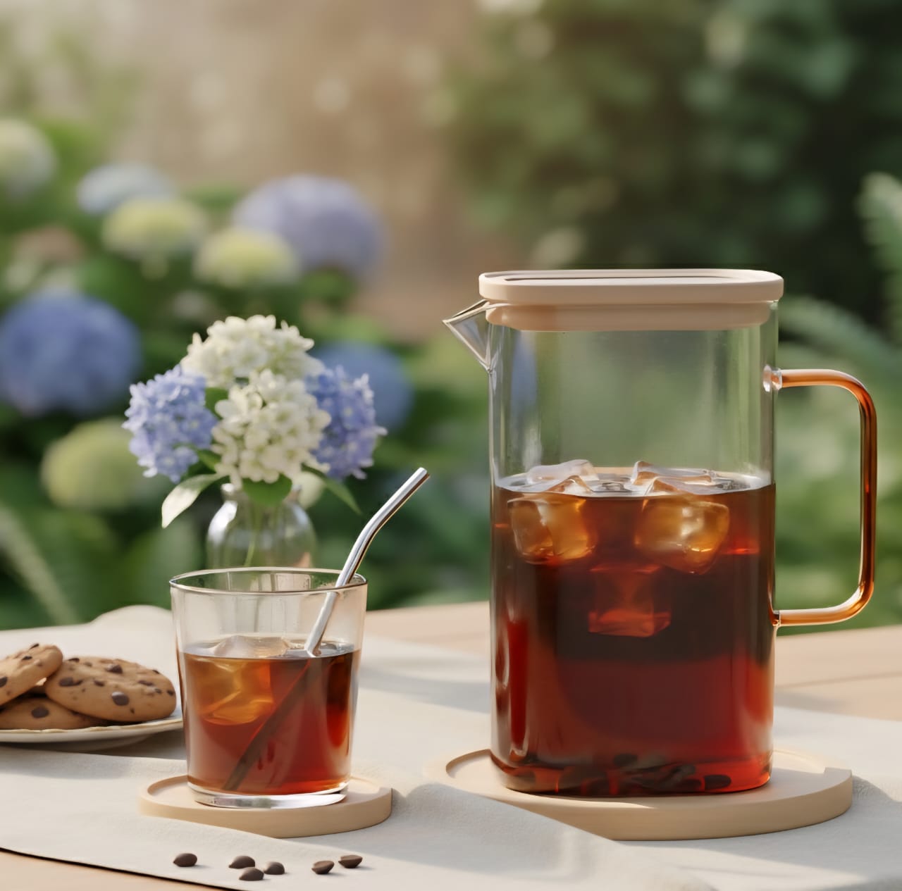 Rectangular Glass Jug