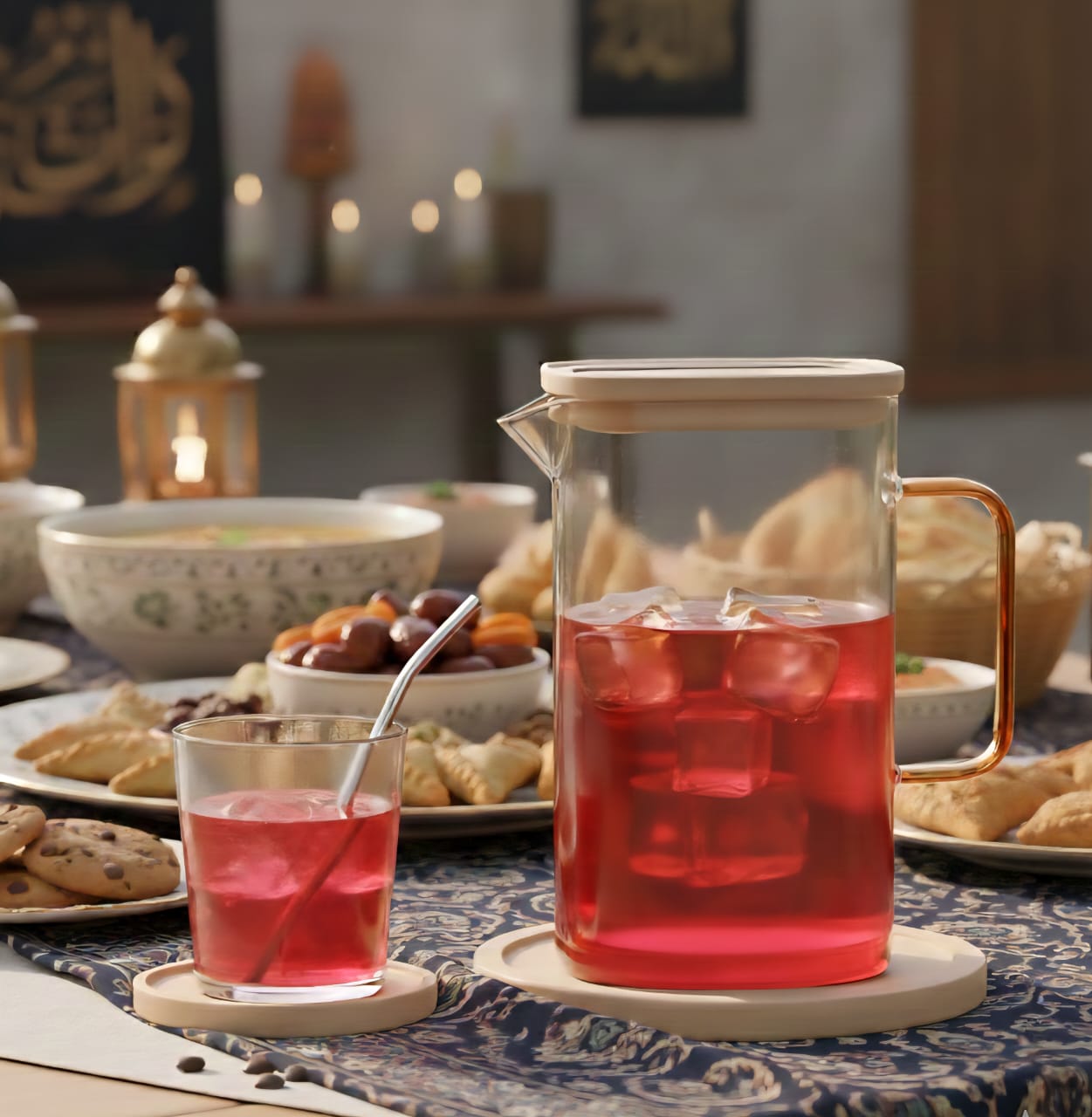 Rectangular Glass Jug